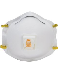 3M N95 Cool Flow Valve Respirator for Paint Prep (2-Pack)