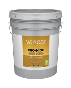 Valspar Pro Hide Gold Ultra Zero VOC Latex Eggshell Interior Paint, Clear Base, 5 Gal.