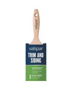 Valspar 3 In. Wall & Trim Flat Trim Brush