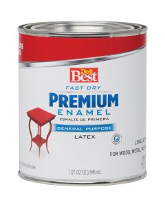 Do it Best Fast Dry Acrylic Latex Gloss Premium Enamel, Red, 1 Qt.