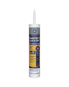 GE Painter's Quick Dry 10.1 Oz. White Siliconized Acrylic Latex Caulk (MAP310WT)