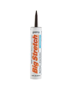 Sashco Big Stretch 10.5 Oz. Acrylic Elastomeric Caulk, Dark Brown