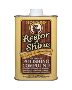 Howard Restor-A-Shine 16 Oz. Wood Finish Polishing Compound