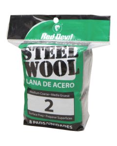 Red Devil #2 Steel Wool (8-Pack)