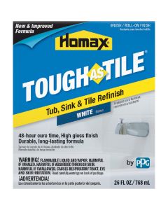 Homax Tough As Tile 26 Oz. White Tub, Sink, and Tile Finish