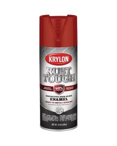 Krylon Rust Tough 12 Oz. Gloss Alkyd Enamel Spray Paint, Cherry Red