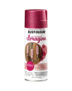 Rust-Oleum Imagine Craft & Hobby 10.25 Oz. Intense Pink Glitter Spray Paint