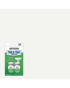 Rust-Oleum 0.45 Oz. Tub & Tile Touch-Up Gloss White Touch-Up Kit