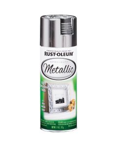 Rust-Oleum Specialty 11 Oz. Metallic Satin Spray Paint, Silver