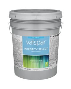 Valspar Integrity Select Paint & Primer Flat Interior Paint, Pastel Base, 5 Gal.