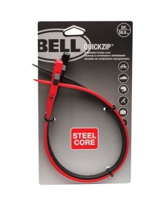 Bell QuickZip 20 In. x 4mm Resettable Combination Bicycle Lock (2-Pack)