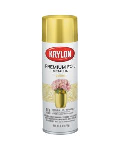 Krylon 8 Oz. Premium Foil Metallic Yellow Spray Paint