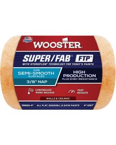 Wooster Super/Fab FTP 4 In. x 3/8 In. Knit Fabric Roller Cover