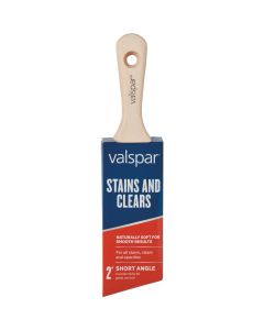 Valspar All Stains 2 in Short Angle - Wood Handle