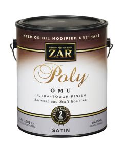 ZAR Satin Ultra Max Interior Polyurethane, 1 Gal.