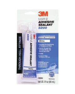 3M 3 Oz. White Marine Adhesive Sealant 5200