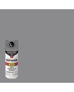 Rust-Oleum Stops Rust 12 Oz. Custom Spray 5 in 1 Satin Spray Paint, Coastal Gray