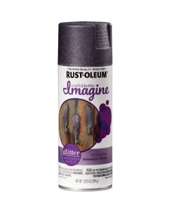 Rust-Oleum Imagine Craft & Hobby 10.25 Oz. Intense Multi-Color Purple Glitter Spray Paint