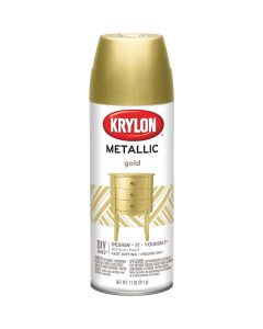 Krylon 11 Oz. Metallic Gloss General Purpose Spray Paint, Gold