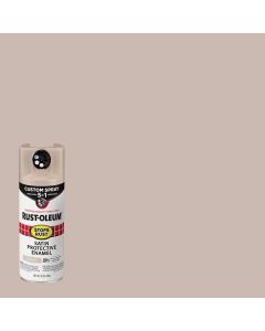 Rust-Oleum Stops Rust 12 Oz. Custom Spray 5 in 1 Satin Spray Paint, French Beige