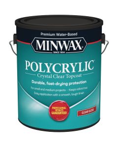 Minwax Polycrylic 1 Gal. Gloss Water Based Protective Finish