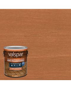 Valspar Semi Transparent Deck Stain, Cedar Natural Tone, 1 Gal.