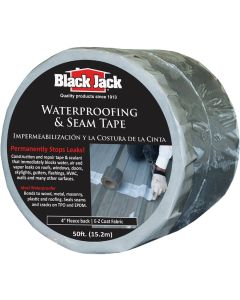 Black Jack 4 In. x 50 Ft. Gray Waterproofing and Seam Tape