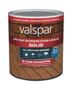 Valspar Solid Deck Stain, Neutral Base, 1 Qt.