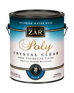 ZAR Aqua Satin Water-Based Interior Polyurethane, 1 Gal.