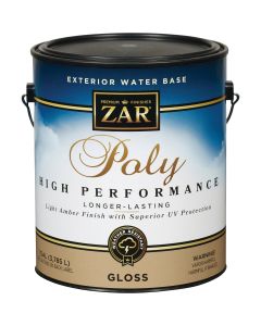 ZAR Gloss Clear Exterior Polyurethane, 1 Gal.