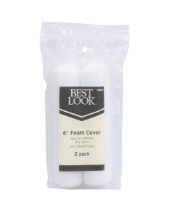 Best Look 6 In. x 3/8 In. Mini Foam Roller Cover (2-Pack)