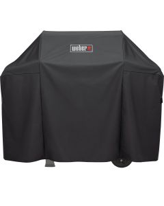 Weber Spirit II 51 In. 3-Burner Black Polyester Gas Grill Cover