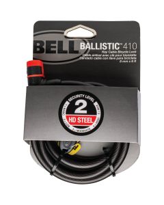 Bell Sports Ballistic 410 6 Ft. x 8mm Braided Steel Cable Bicycle Key Lock