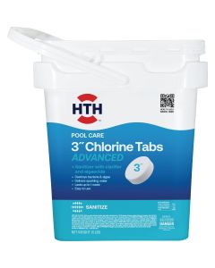 HTH Pool Care 3 In. 15 Lb. Chlorine Tabs Advanced