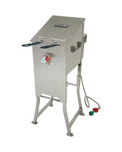 Bayou Classic 4 Gal. Stainless Steel Outdoor Fryer with Stand