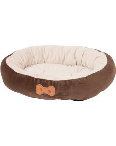 Petmate Aspen Pet 20 In. W. x 16 In. L. Recycled Polyester Fiber Oval Dog Bed