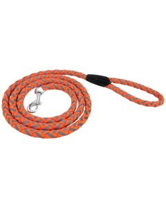 Westminster Pet Ruffin' it 6 Ft. Nylon Reflective Safety Orange Dog Leash