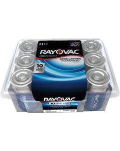 Rayovac High Energy D Alkaline Battery (12-Pack)