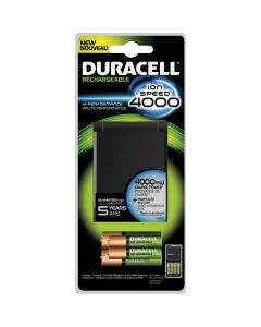 Duracell Ion Speed 4000 AA & AAA Ion Core NiMH Battery Charger