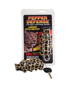 Pepper Defense 10% Pepper .5 oz Leopard Self-Defense Spray