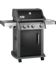 Weber Spirit E-330 3-Burner Black 39,500-BTU LP Gas Grill with 12,000-BTU Side -Burner