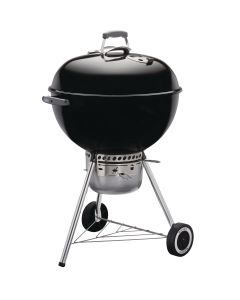 Weber Original Kettle 22 In. Dia. Black Premium Charcoal Grill