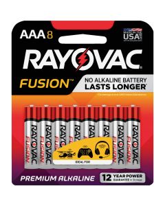 Rayovac Fusion AAA Alkaline Battery (8-Pack)