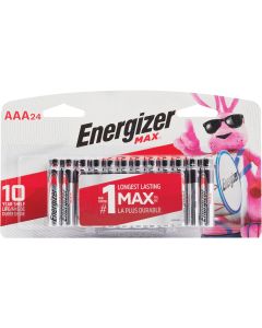 Energizer Max AAA Alkaline Battery (24-Pack)