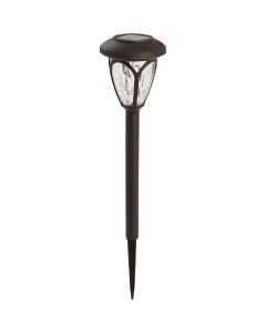 Outdoor Expressions Bronze 2.10 Lumens Plastic Solar Path Light