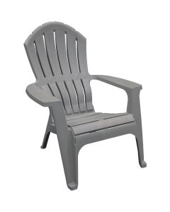 Adams RealComfort Gray Resin Adirondack Chair