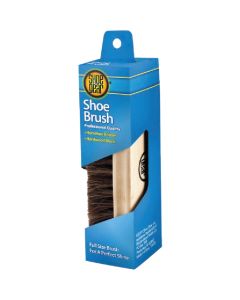 Shoe Gear Horsehair Wood Shoe Shine Brush