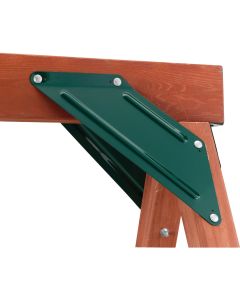 Swing N Slide EZ Frame Green Powder Coated Steel Side To Side Brace (2-Pack)