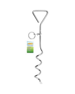 Westminster Pet Ruffin' it 15.33 In. Corkscrew Tempered Steel Dog Tie-Out Stake