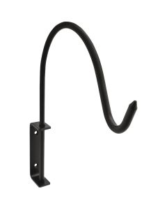 National 2643 12-13/16 In. Black Steel Curved Planter Hanger